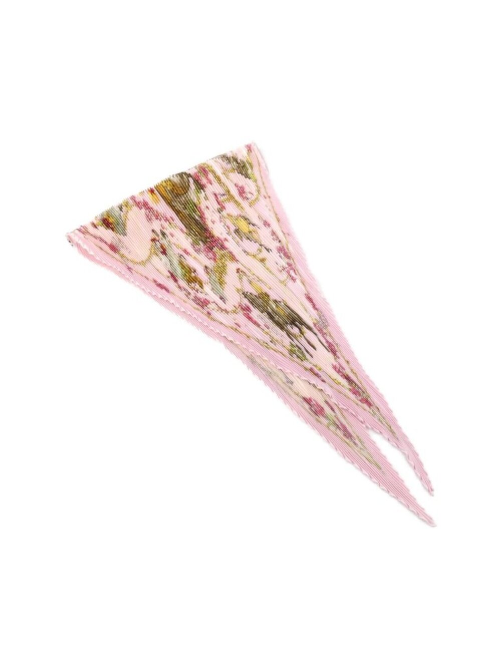 Hermes Pleated Scarf Pink